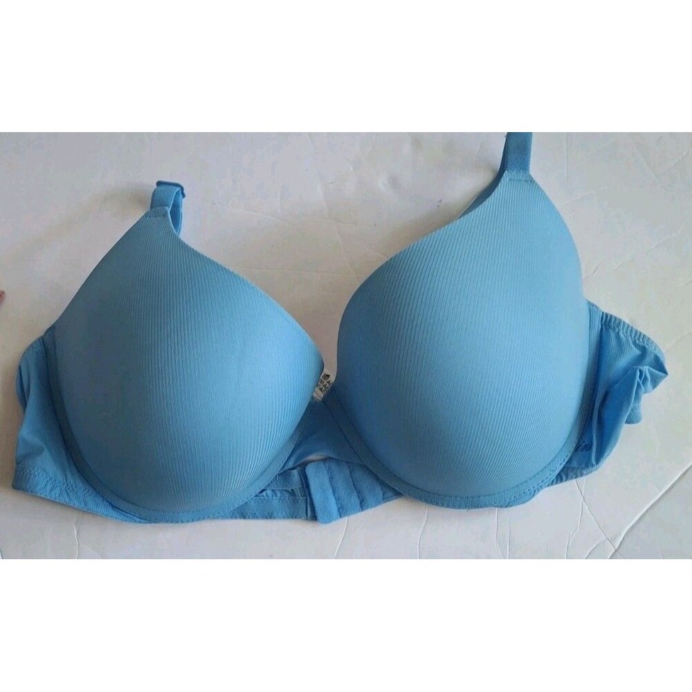 Victoria's Secret PINK Convertible Push Up Bra Size 42B Turquoise Blue New